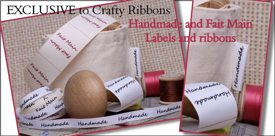 handmade ribbon labels